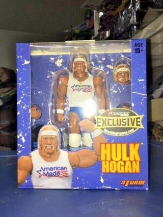 Hulk Hogan Wwe Storm Collectibles Wrestling Figure Moc 1 Of 1000 American Made