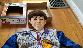 Rare Scarce Early 1960 ' s Era Paul McCartney The Beatles Halloween Costume 3
