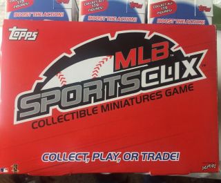2004 Topps MLB SportsClix Complete Display Box Includes Boosters Starter Decks 3