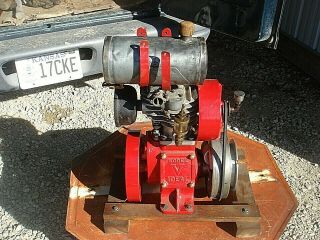 Vintage Rare Antique Ideal Model V Mower Engine Motor Hit & Miss 2