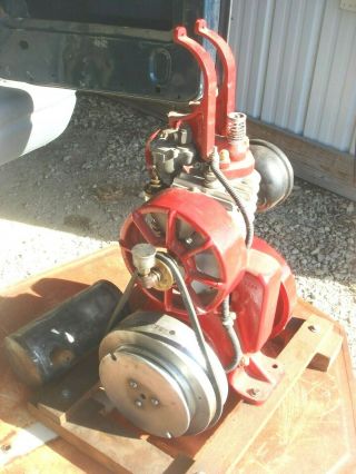 Vintage Rare Antique Ideal Model V Mower Engine Motor Hit & Miss 3