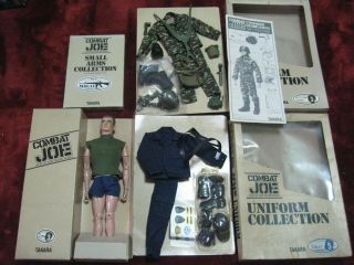Vintage Japanese 1980 Takara Combat Joe Complete Us Soldier & Swat Set Rare