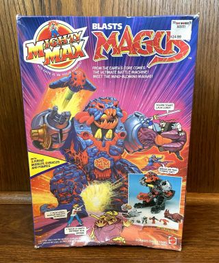 Mighty Max Blasts Magus Vintage Playset Set Nib 1993 Bluebird Mattel 90s