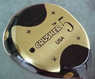 Persimmon Crusher U.  S.  A.  Golf Club Rare Oil Hardened 5 Wood W Tour Wrap Grip