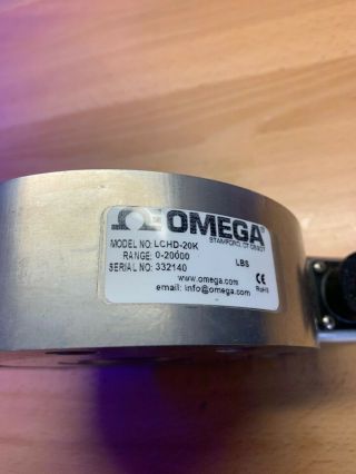 RARE Omega Omegadyne Pancake Style Load Cell LCHD—20k 2