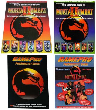 Rare Mortal Kombat 1 And 2 Gamepro And Mortal Kombat 2 Egm Complete Guide 1 & 2