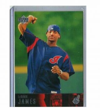 2003 Upper Deck Lebron James Rookie Sp7 Cleveland Indians Rc Rare