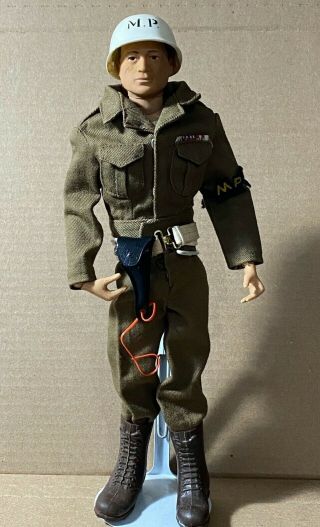 Vintage 1964 - 67 Gi Joe Action Military Police Action Soldier Hasbro W/ Outfit,