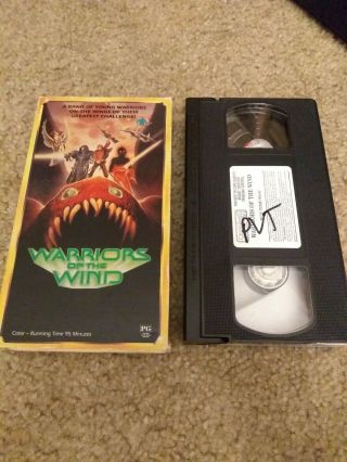 Warriors Of The Wind Rare Vhs Anime Animation 1990 Star Maker Entertainment