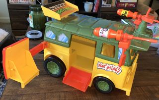 Vintage Tmnt Vintage Teenage Mutant Ninja Turtles 1989 Party Wagon Van Complete