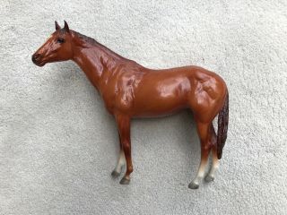 Rare Breyer 497510 Race Horse Set Glossy Secretariat Sears Sr Thoroughbred