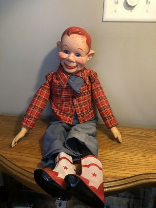 Vintage 1973 Howdy Doody Ventriloquist Dummy Doll 24” Tall By Eegee Co Rare