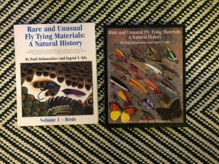 Rare And Unusual Fly Tying Materials.  Signed Volume1 And 2 By Schmookler And Sils