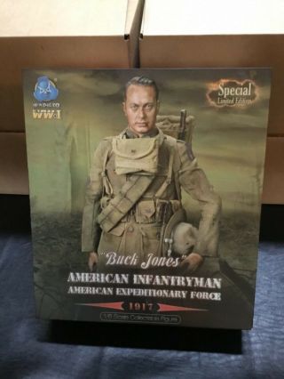 Did Wwi Action Figures,  1/6 U.  S.  Infantry Buck Jones,  Aef,  Limited Edition