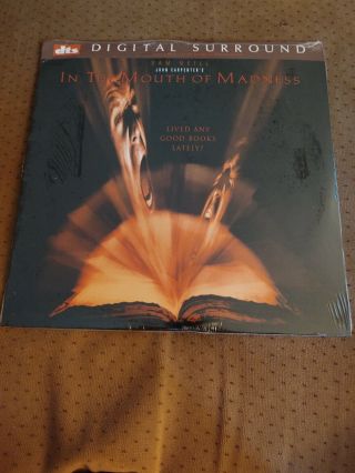 Dts In The Mouth Of Madness - Laserdisc Very Rare