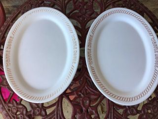 Rare Set Of Two Waffle House Platter Plates Restaurantware
