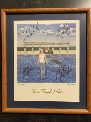Stone Temple Pilots Rare Scott Weiland Signed Autograph Autographed Stp