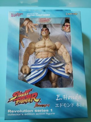 Sota Street Fighter Revolution Series 1 - E.  Honda Figure 2008 - Mint/sealed