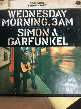 Rare Simon & Garfunkel Reel To Reel,  4 Track Ips 3 3/4 Wednesday Morning 3am