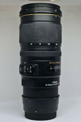 Sigma Ex 50 - 150mm F/2.  8 Os Hsm Dc Lens For Canon - Rare