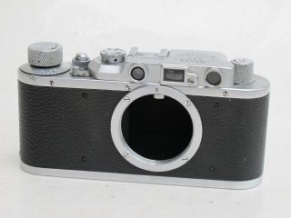 Rare Leica Ii Sm Chrome Camera Body,  Year 1937 " Lqqk "