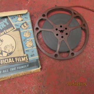 RARE VINTAGE 1930 ' s 8mm SHORT FILM - DICK and LARRY CARTOON TIGHT ROPE TRICKS 3