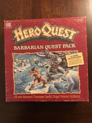 Heroquest Frozen Horror Barbarian Quest Pack - Rare 100 Complete