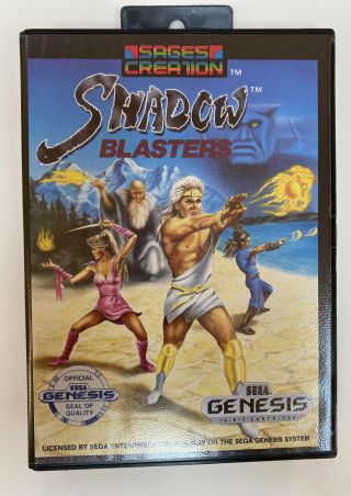 Shadow Blasters (sega Genesis) Complete Rare