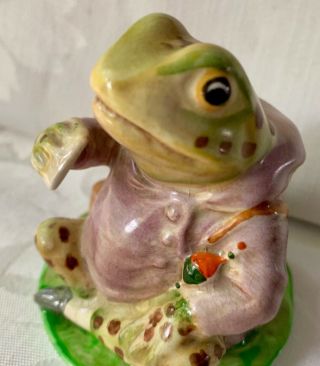 Rare Early Beatrix Potter Jeremy Fisher Frog Figurine,  F.  Warne,  No Beswick Mark
