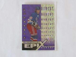 Wayne Gretzky In 1997 - 98 Pinnacle Epix Moment Purple Rare Sp
