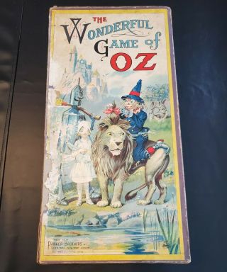 The Wonderful Game Of Oz Board Game,  Vintage,  Very Rare,  All & Complete