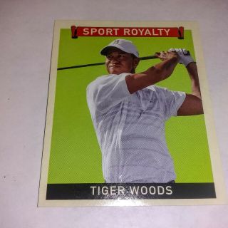 2007 Upper Deck Ud Goudey Sport Royalty Tiger Woods Sp Card Pga Golf Rare