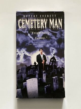 Cemetery Man Vhs 1996 Rare Oop Vhs Michele Soavi Italian Horror Zombies