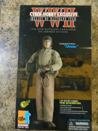 Dragon Cyber - Hobby Exclusive,  Wwii 1/6th 12” Action Figure.  Col.  “abrams”