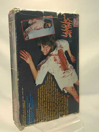 SPINE Horror VHS RARE Cult 80s Video Tape Obscure Big Box 2