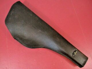 Wwii Us Army M1928 Tsmg Leather Rifle Scabbard For Harley Wla Milsco 1942 Rare 3