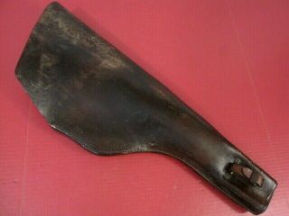 Wwii Us Army M1928 Tsmg Leather Rifle Scabbard For Harley Wla Milsco 1942 Rare 1