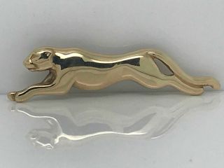 James Avery Retired Rare Panther Brooch Pin 14k Yellow Gold