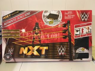 Wwe Nxt Authentic Elite Scale Wrestling Ring Htf Rare Ringside Collectibles