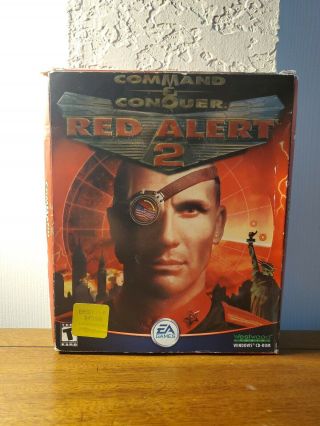 Command & Conquer: Red Alert 2 With Discontinued Rare Box & All Inserts