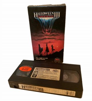 Halloween Iii 3: Season Of The Witch (vhs) Mca Universal - Rare Horror