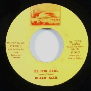 Black Mail " Be For Real " Rare 70s Soul Funk 45 Moneytown Mp3