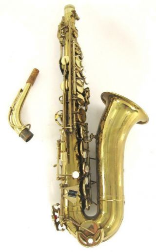 Vintage Rare Leblanc System Vito Stencil Alto Saxophone Model 35 Semi - Rationale