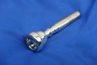 Rare Vintage Vincent Bach Corp Vernon Ny 2 - 3/4c Mouthpiece Trumpet Silver Plated