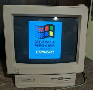 Very Rare Compaq Presario 425 All In One With Keyboard and Mouse 3