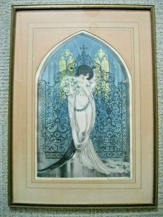 Rare 1928 Louis Icart Signed & Numbered - La Tosca - Etching