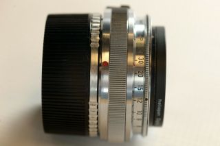 RARE VINTAGE ZEISS - OPTON 35MM F/2.  8 BIOGON LENS CONVERTED TO LEICA M - MOUNT 2