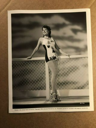 Anne Gwynne Rare Stunning Vintage 8/10 Pin - Up Photo Wwii Gi 40s
