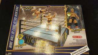 Wwe Mattel Hall Of Fame Retro Wcw Ring With Dusty Rhodes Target Exclusive
