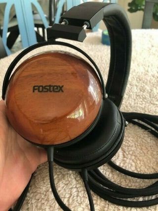 Fostex X Massdrop Th - X00 Mahogany Closed Back Wood Headphones (rarely Worn)